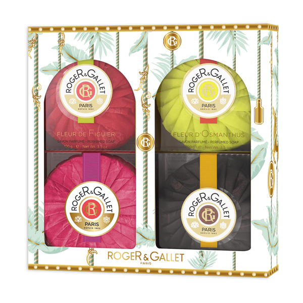 Coffret Vintage Roger & Gallet - 3 Savons Jean-Marie Farina Extra-Vieille 150g Chacun